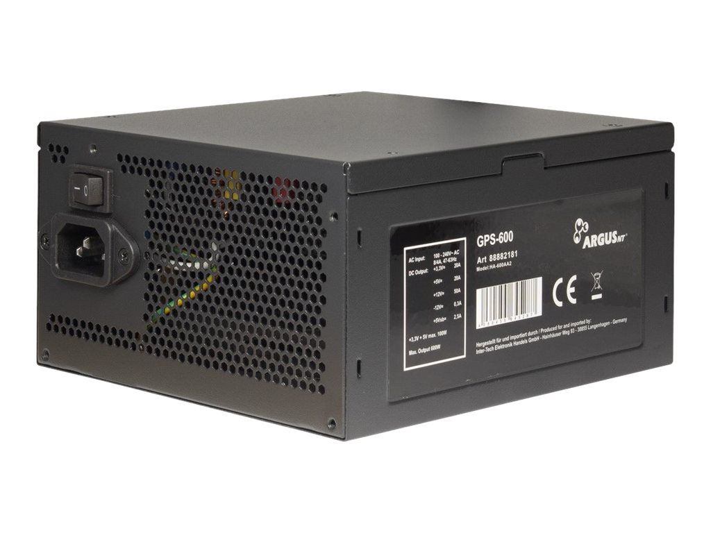 Inter-Tech Argus GPS-600 - Netzteil (intern) - ATX12V 2.4
