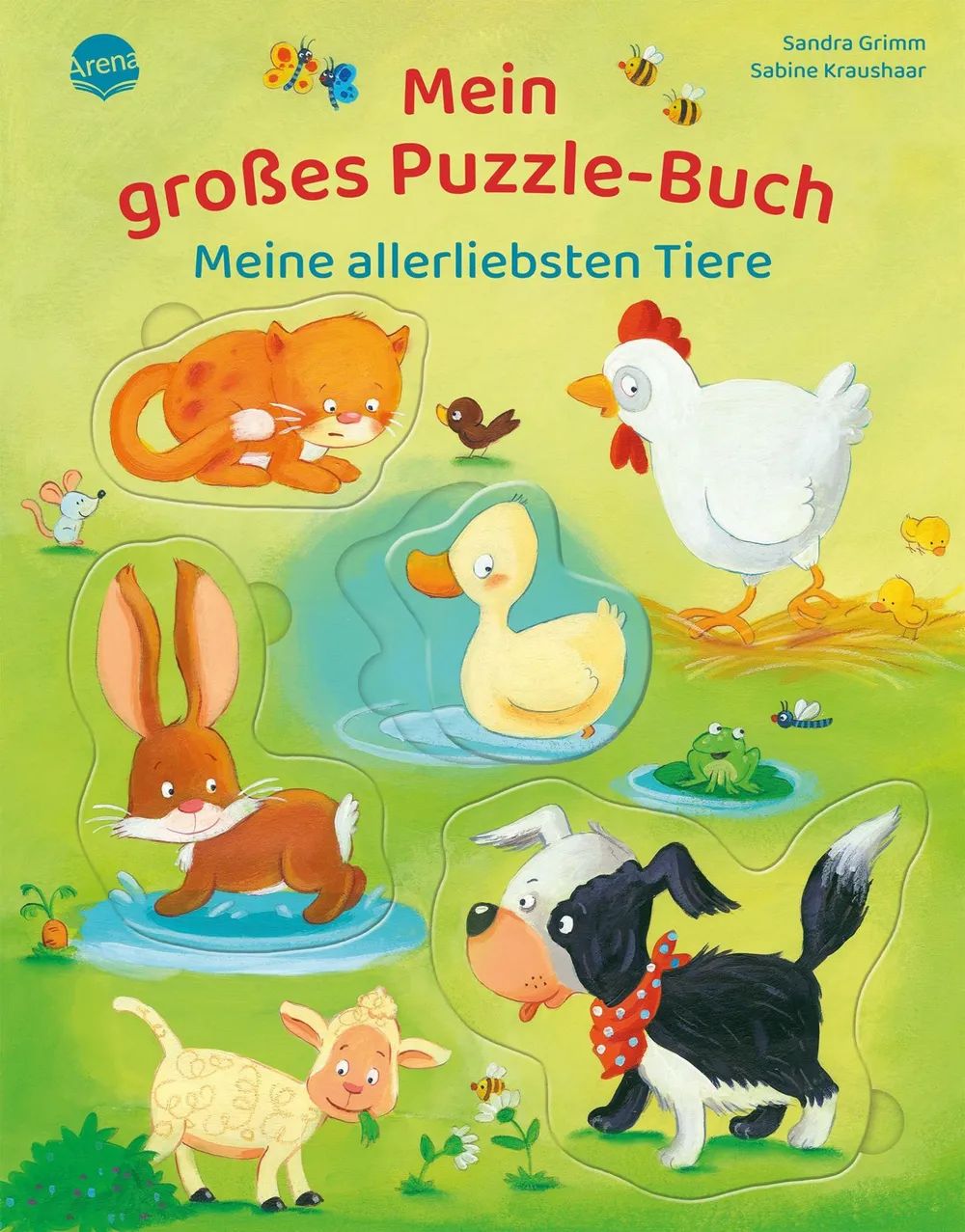 Arena Verlag GmbH Großes Puzzle-Buch Allerliebste Tiere