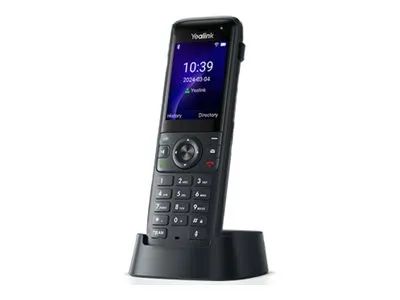 Yealink ax83H - Schnurloses VoIP-Telefon - mit Bluetooth-Schnittstelle mit Rufnummernanzeige/Anklopffunktion - IEEE 802.11a/b/g/n/ac/ax (Wi-Fi)