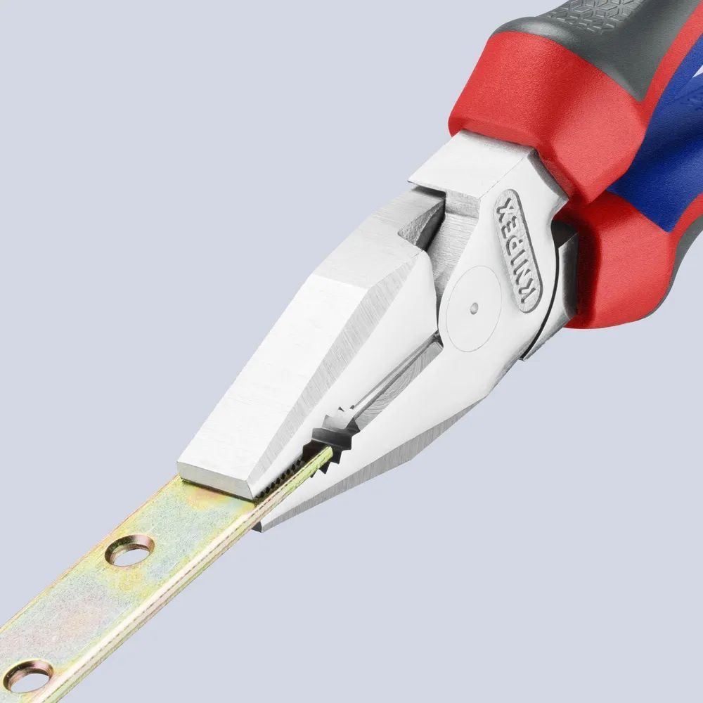 KNIPEX 02 05 200 Kraft-Kombizange mit Comfort-Griffen verchromt 200 mm