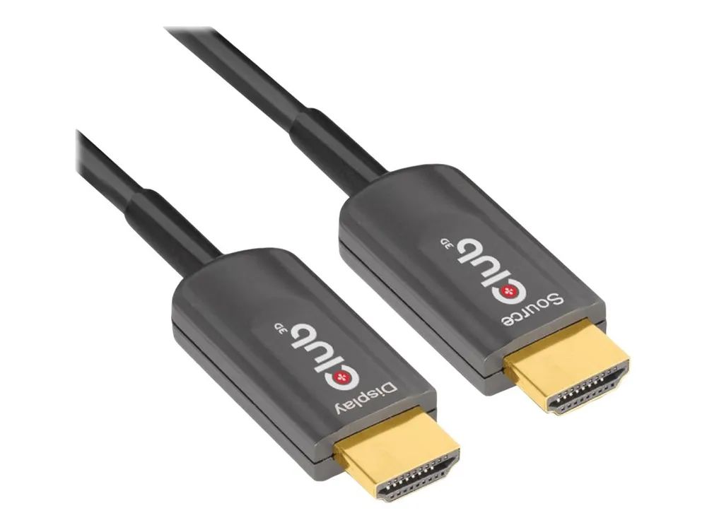 Club 3D CAC-1376 - Ultra High Speed - HDMI-Kabel - HDMI männlich zu HDMI männlich - 10 m - Active Optical Cable (AOC)