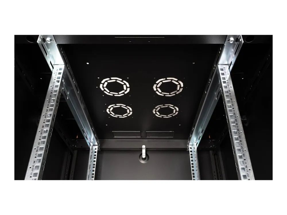 ROLINE Basic - Schrank Netzwerkschrank - Glas Tür, 800 x 800 (B x T)