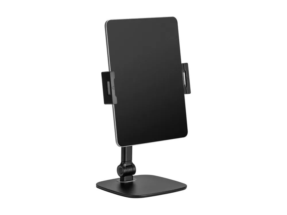 InLine Tablet Tischhalterung mit Standfuß - bis 12,9" - schwarz