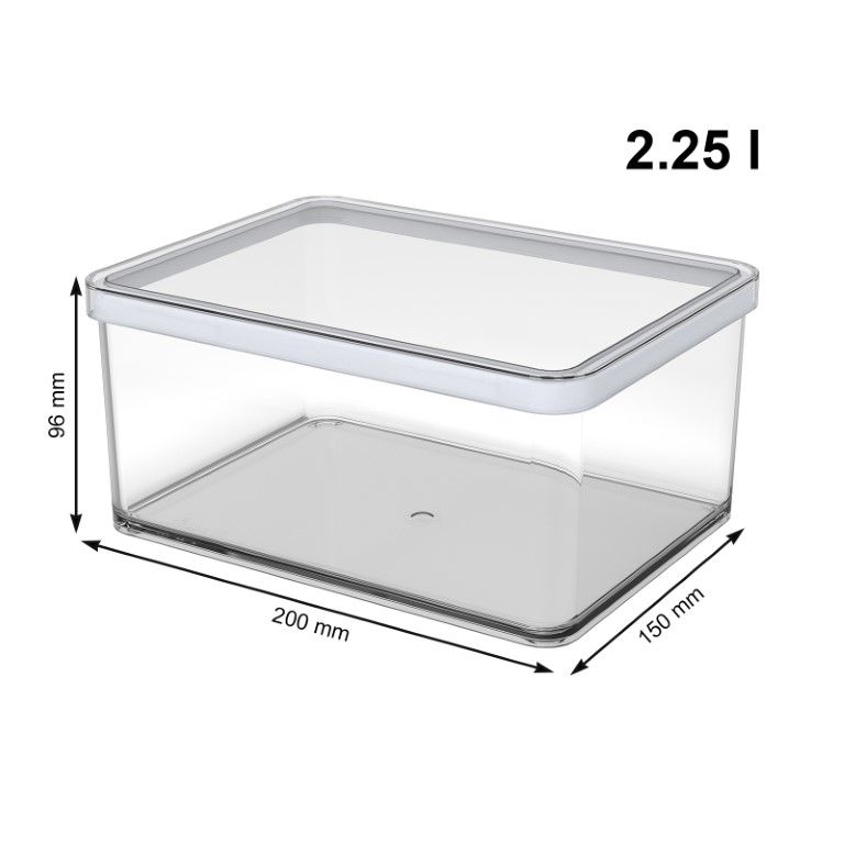 Rotho Premium Dose breit 2.25 l  LOFT