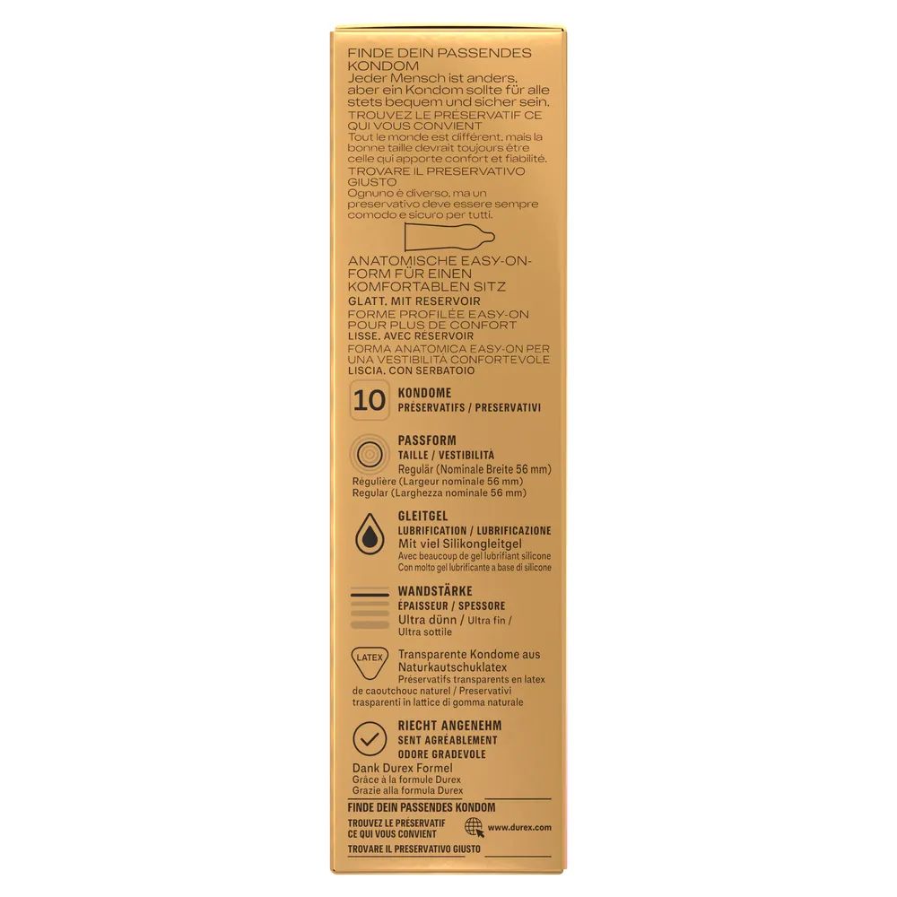 Durex Hautnah Extra Feucht 10er