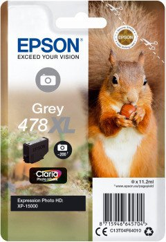 Epson Tinte 478XL Single, grey, Squirrel