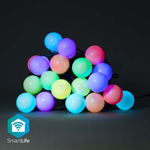 Nedis LICHTERKETTE SMART WI-FI 10M / NEDIS WIFILP03C20 BUNT WIFILP03C20