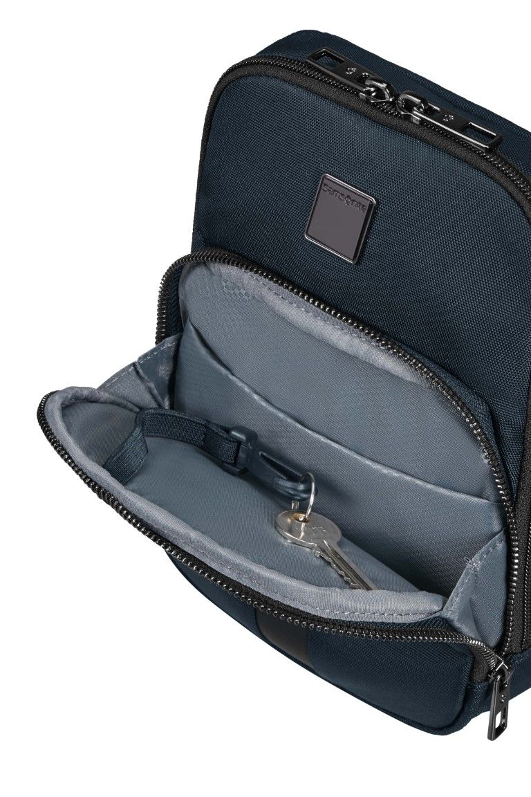 SAMSONITE SACKSQUARE CROSSOVER S, blue