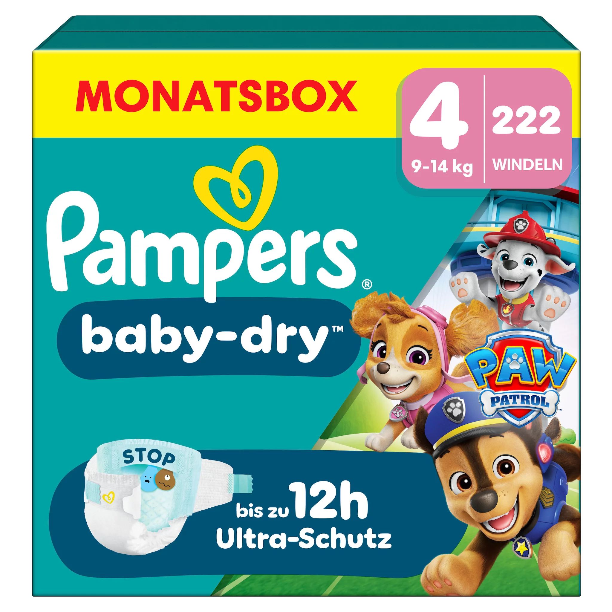 Pampers Baby Dry Gr.4 Maxi 9-15kg Paw Patrol