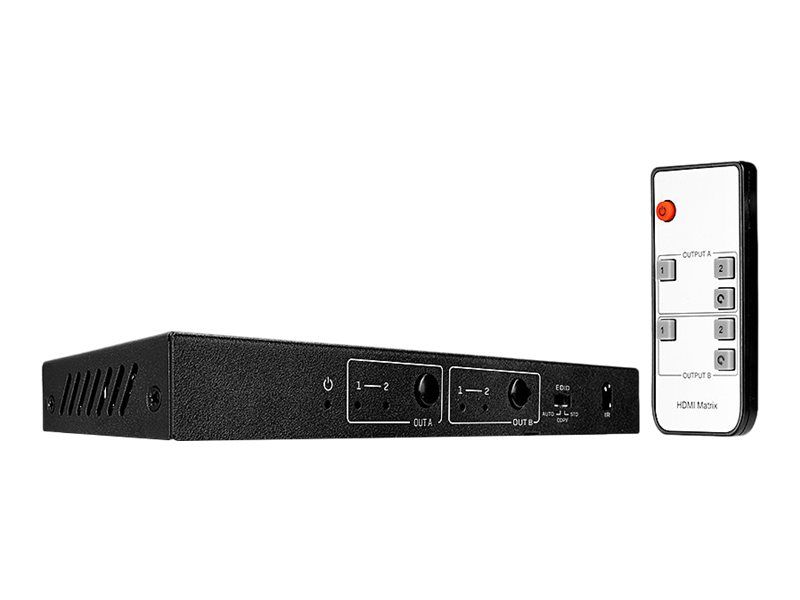 Lindy 2x2 HDMI 18G Matrix - Video/Audio-Schalter