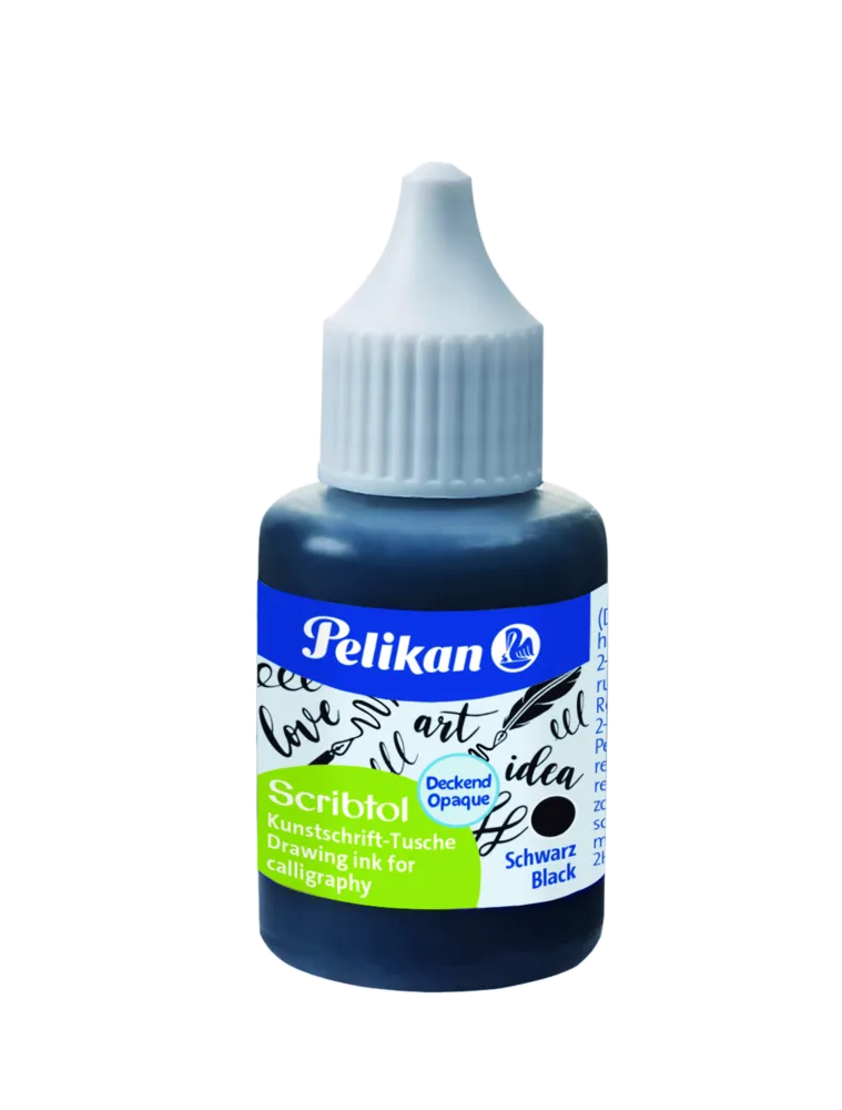 Pelikan Scribtol Tusche, Schwarz, 30 ml