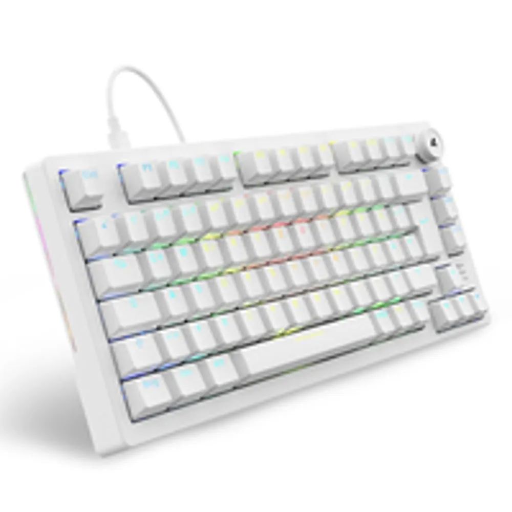 Sharkoon Gaming Tastatur Skiller SGK25 weiß DE - Tastatur