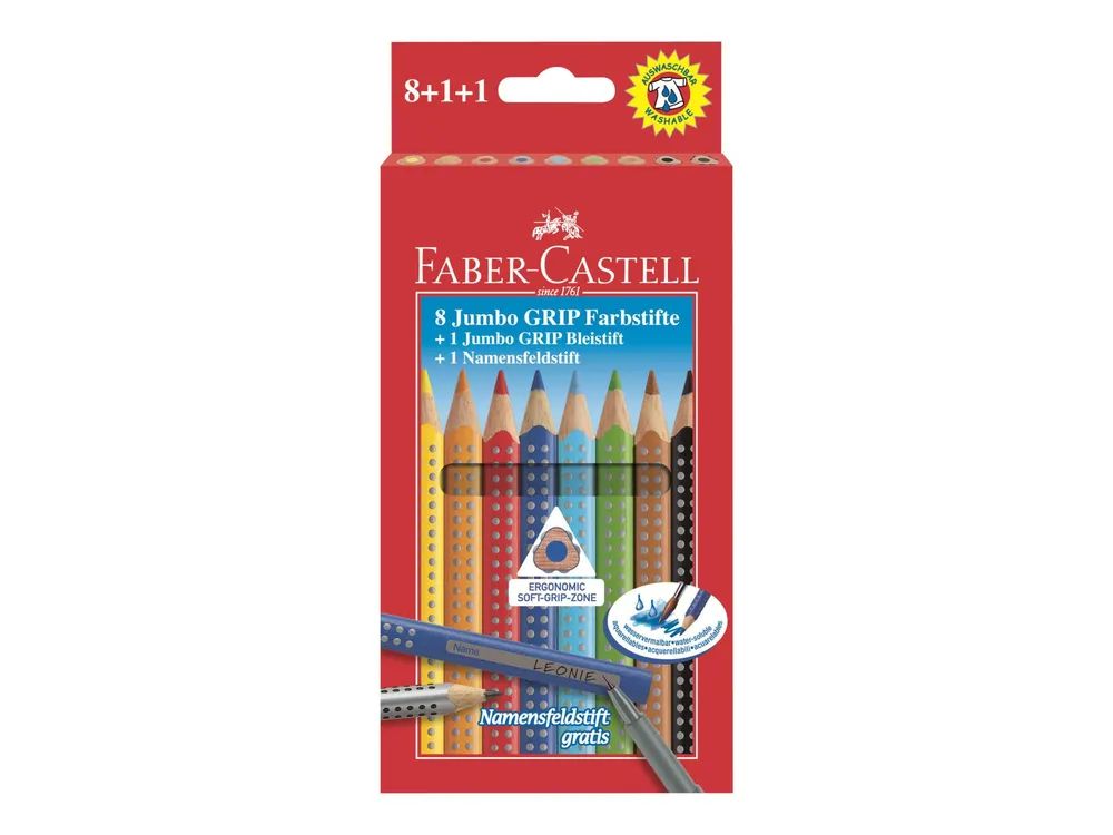 FABER-CASTELL Jumbo GRIP promotion set - Set aus Farbstift