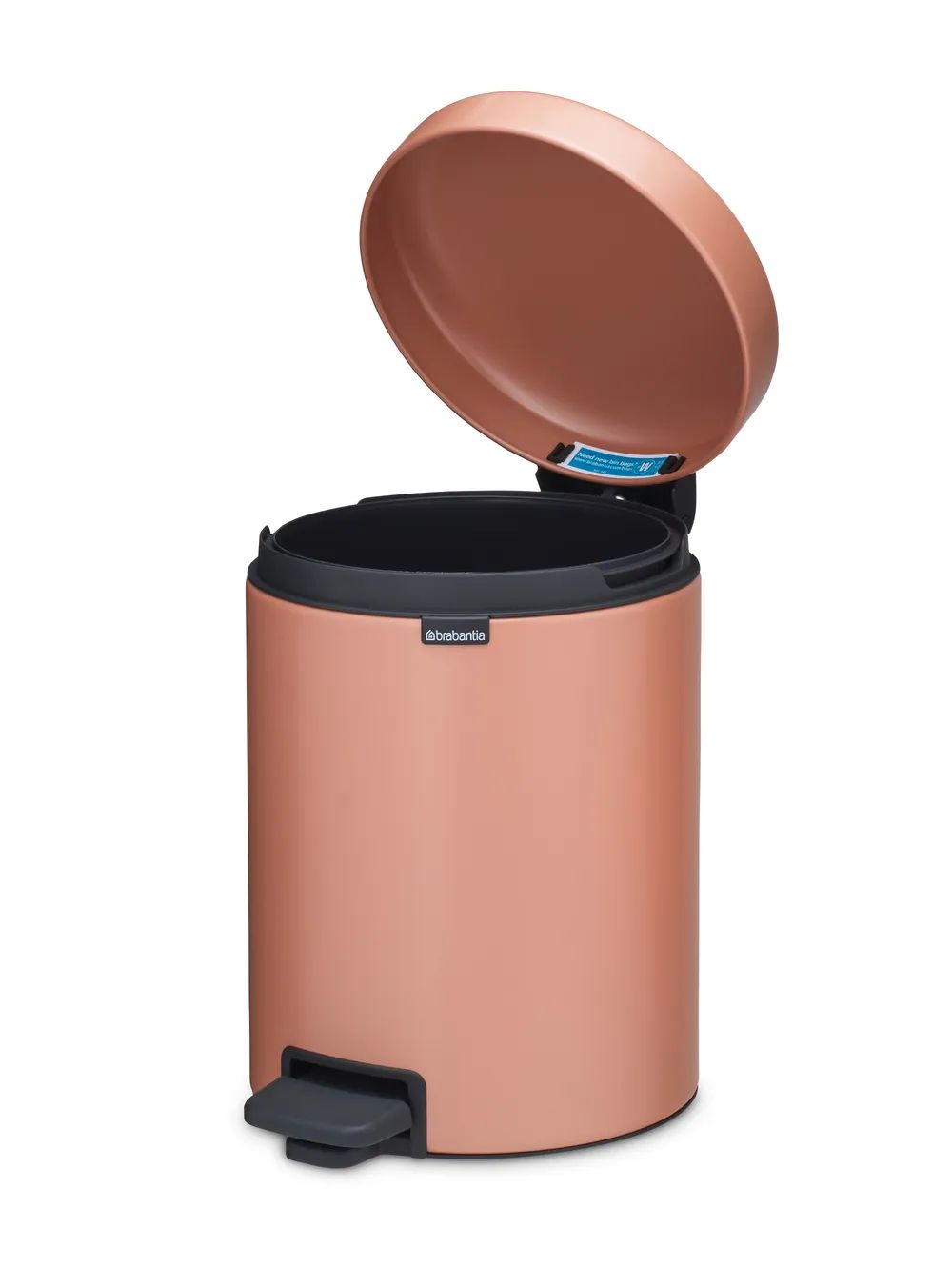 Brabantia NewIcon Treteimer, 5L - Warm Copper