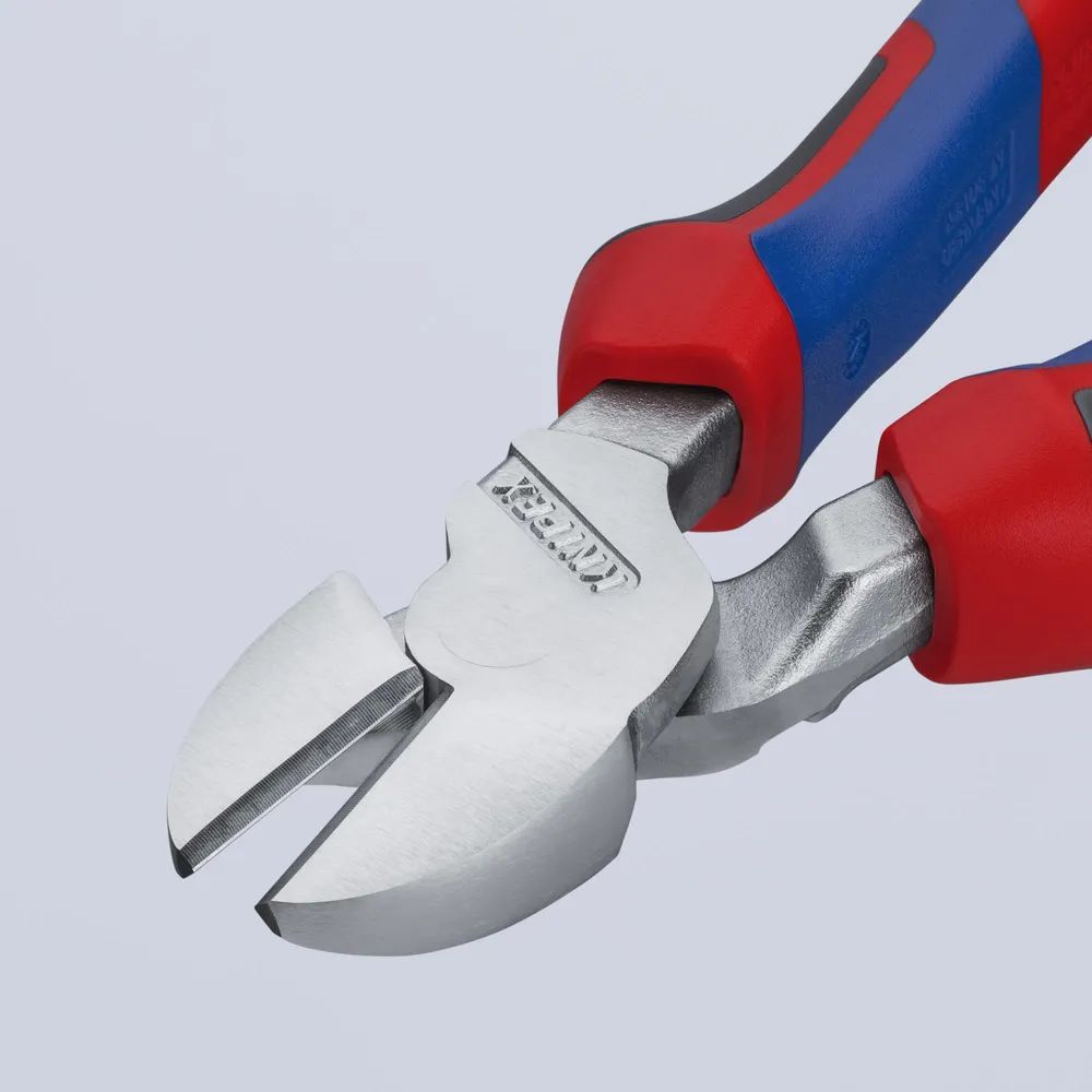 KNIPEX Kraft-Seitenschneider mit Comfort-Griffen verchromt 200 mm