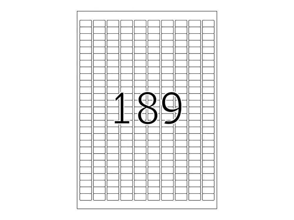 HERMA Special - Papier - matt - selbstklebend, entfernbarer Klebstoff - weiß - 25.4 x 10 mm 4725 Etikett(en) (25 Bogen x 189)
