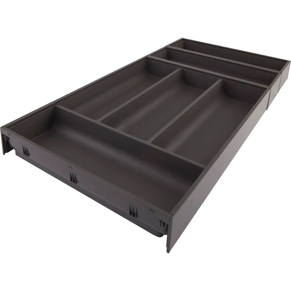 BLUM AMBIA-LINE Besteckeinsatz NL650mm,B300mm, Stahl Oriongrau