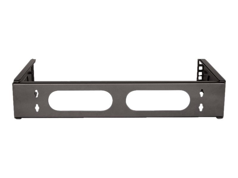 LogiLink Rack Bracket - geeignet für Wandmontage - Schwarz, RAL 9003 - 2U - 48.3 cm (19")