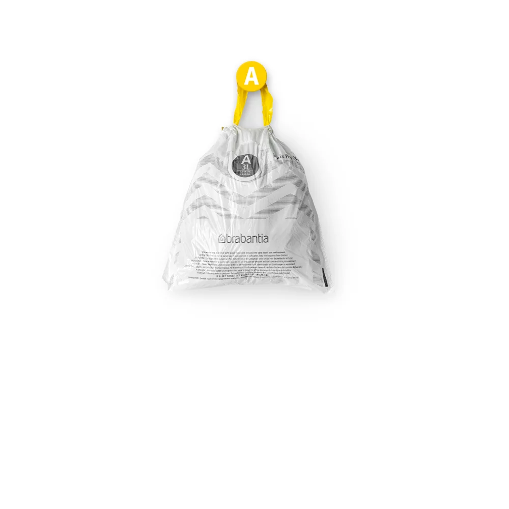 Brabantia Müllbeutel Spenderverpackung PerfectFit Beutel 3 L (A) 40Stk