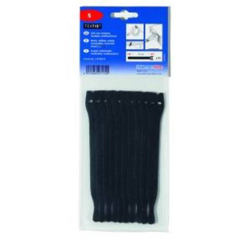 HellermannTyton KLETTKABELBINDER (1PA=10STK) / HELL TEXTIE-S SW 150X12,5 130-00012