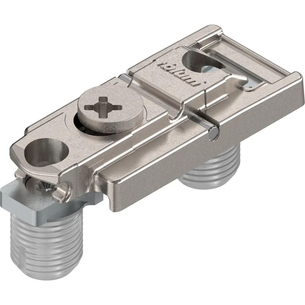 BLUM CLIP Exzenter Montageplatte gerade, Zink, Einpressen, Distanz 0 mm