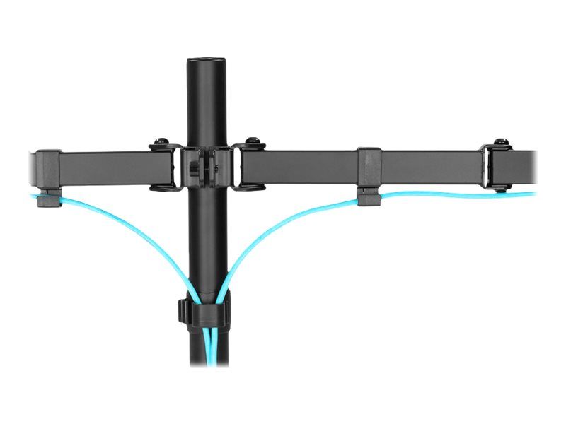 DIGITUS Dual Monitorhalter mit Klemmbefestigung
