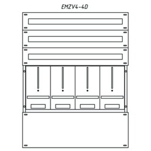 Mehler ZÄHLEREINS.EMZV4-4D / OÖ - SZB / MEHLER EMZV4-4D OS/TN