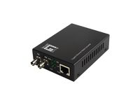 LevelOne Gigabit RJ45 zu ST Mediakonverter - Single-Mode Glasfaser - 20km - 1000 Mbit/s - 1000Base-LX - 1000Base-SX - IEEE 802.3 - IEEE 802.3ab - IEEE 802.3u - IEEE 802.3z - Schnelles Ethernet - Gigabit Ethernet - 10,100,1000 Mbit/s - 10BASE-T - 100B