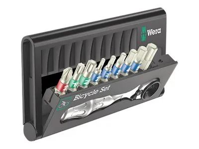 Wera Bicycle Set 9 - Handhalter mit Bitset - 10 Stücke