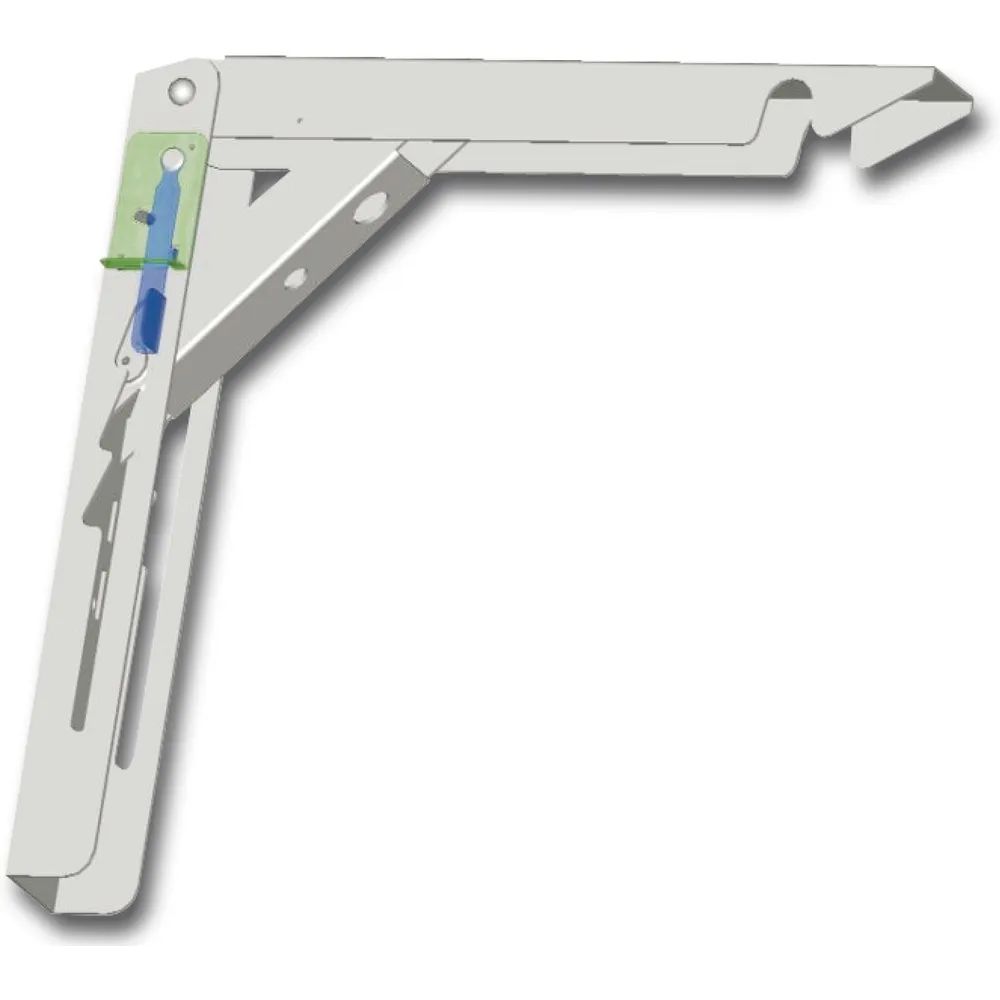 Hilber Beschläge GesmbH Beschläge unde Metallwarenerzeugung Konsole Klapponette klappbar mit Sicherung, Tiefe 300 mm, Stahl verzinkt