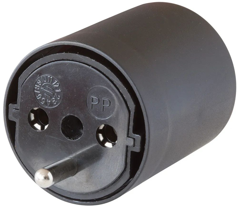 Brennenstuhl FIX-Adapter DE auf T23 schwarz 230V