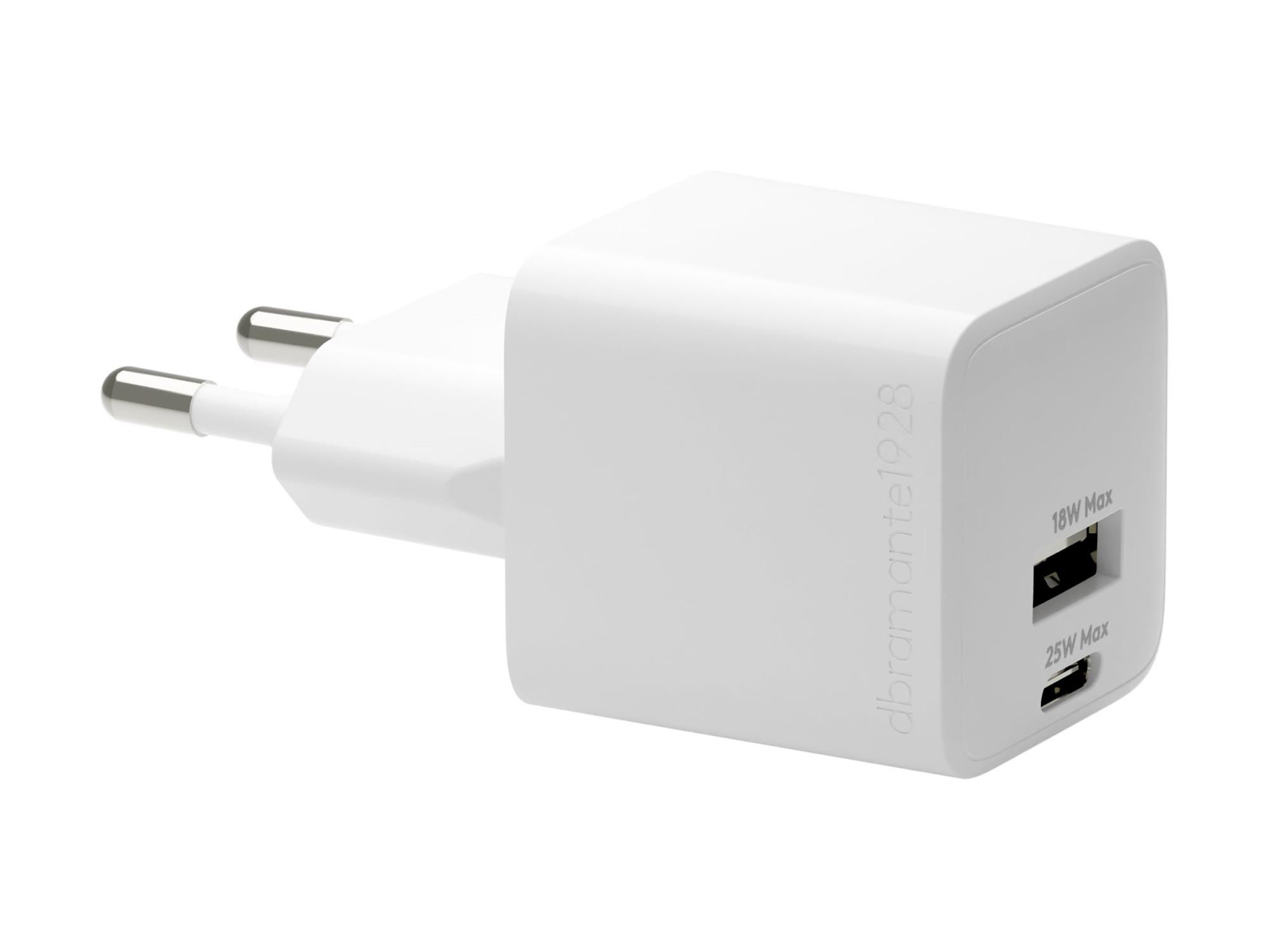 dbramante1928 re-charge - Netzteil - 25 Watt - 2 Ausgabeanschlussstellen (USB-C, USB)
