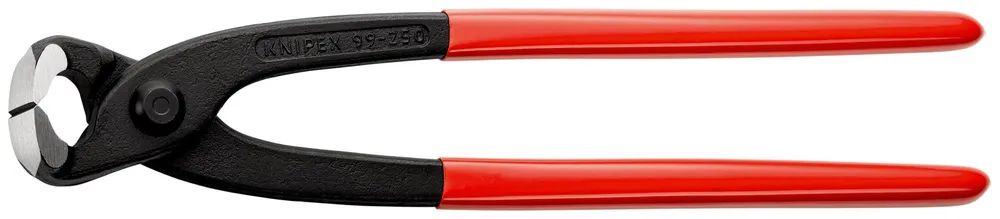 KNIPEX Monierzange (Rabitz- oder Flechterzange) mit Kunststoff überzogen schwarz atramentiert 250 mm