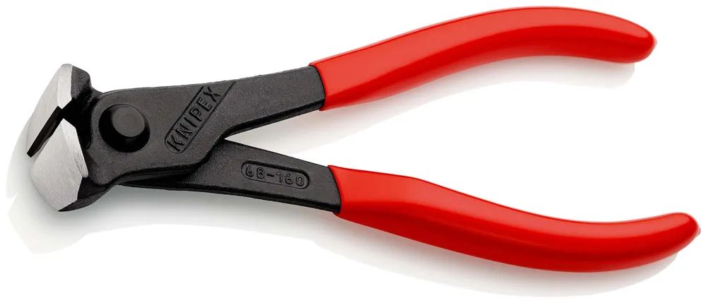 KNIPEX Vornschneider mit Kunststoff überzogen schwarz atramentiert 160 mm
