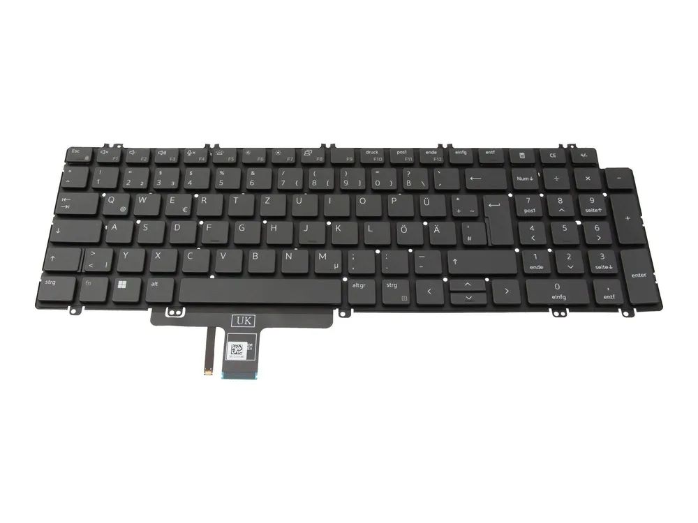 Dell German backlit keyboard with 100 keys - Tastatur