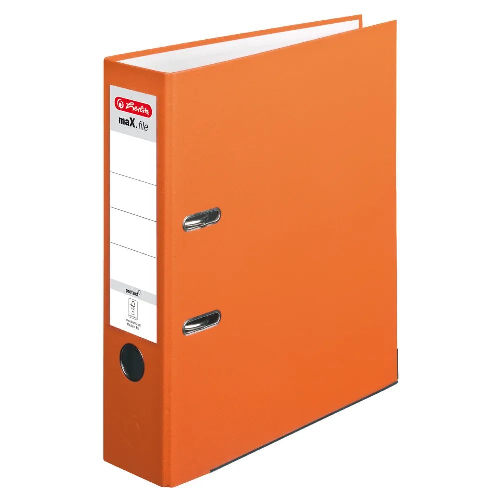 herlitz Ordner maX.file protect A4 8cm orange