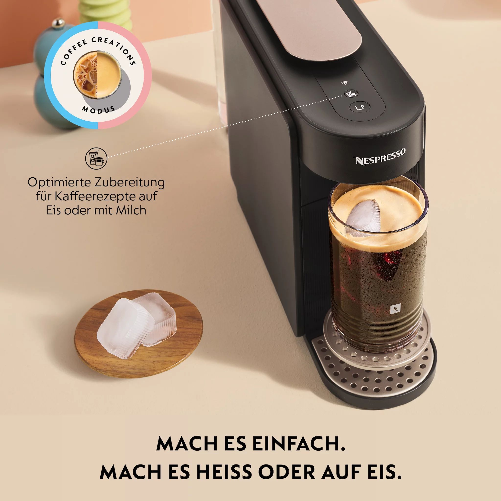 Krups VERTUO Up Nespresso Kapselmaschine XN9408 Ink Black