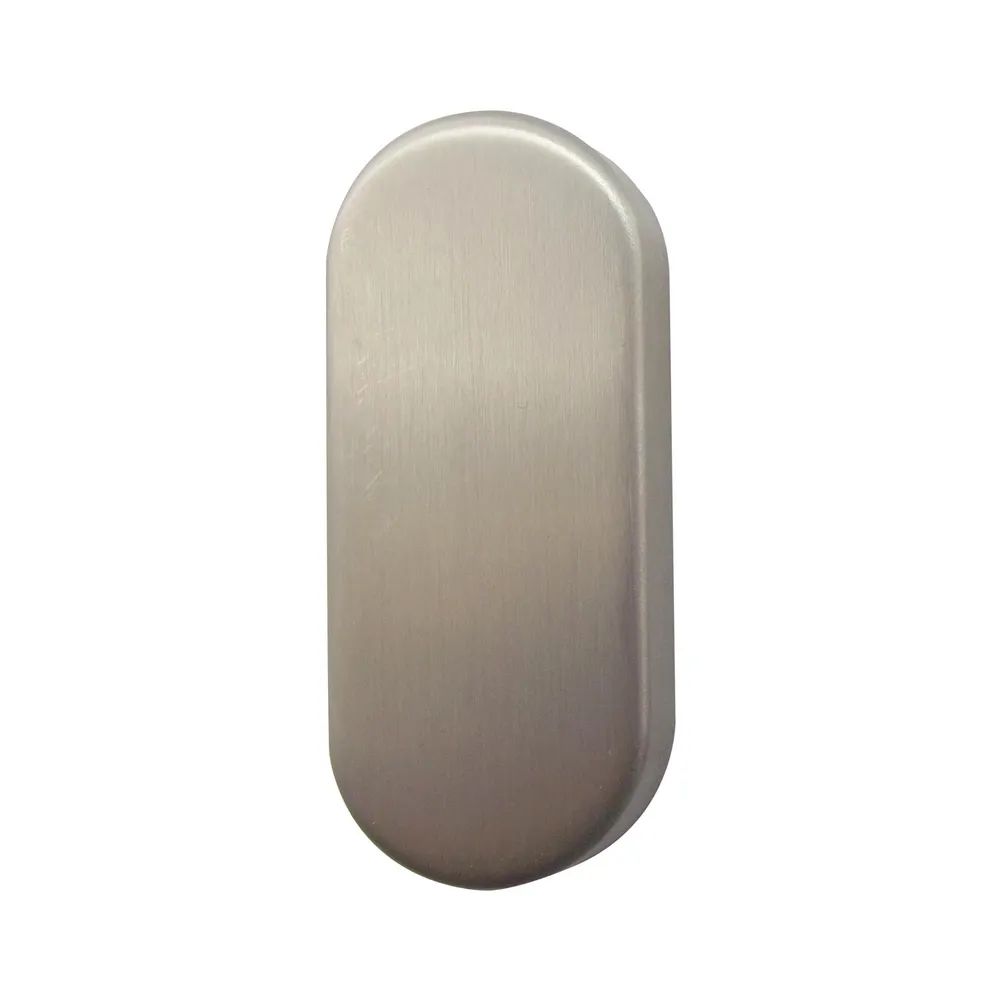 GRUNDMANN Blindrosette BL, oval, verdeckt geschr., 29x71x8mm, Edelstahl