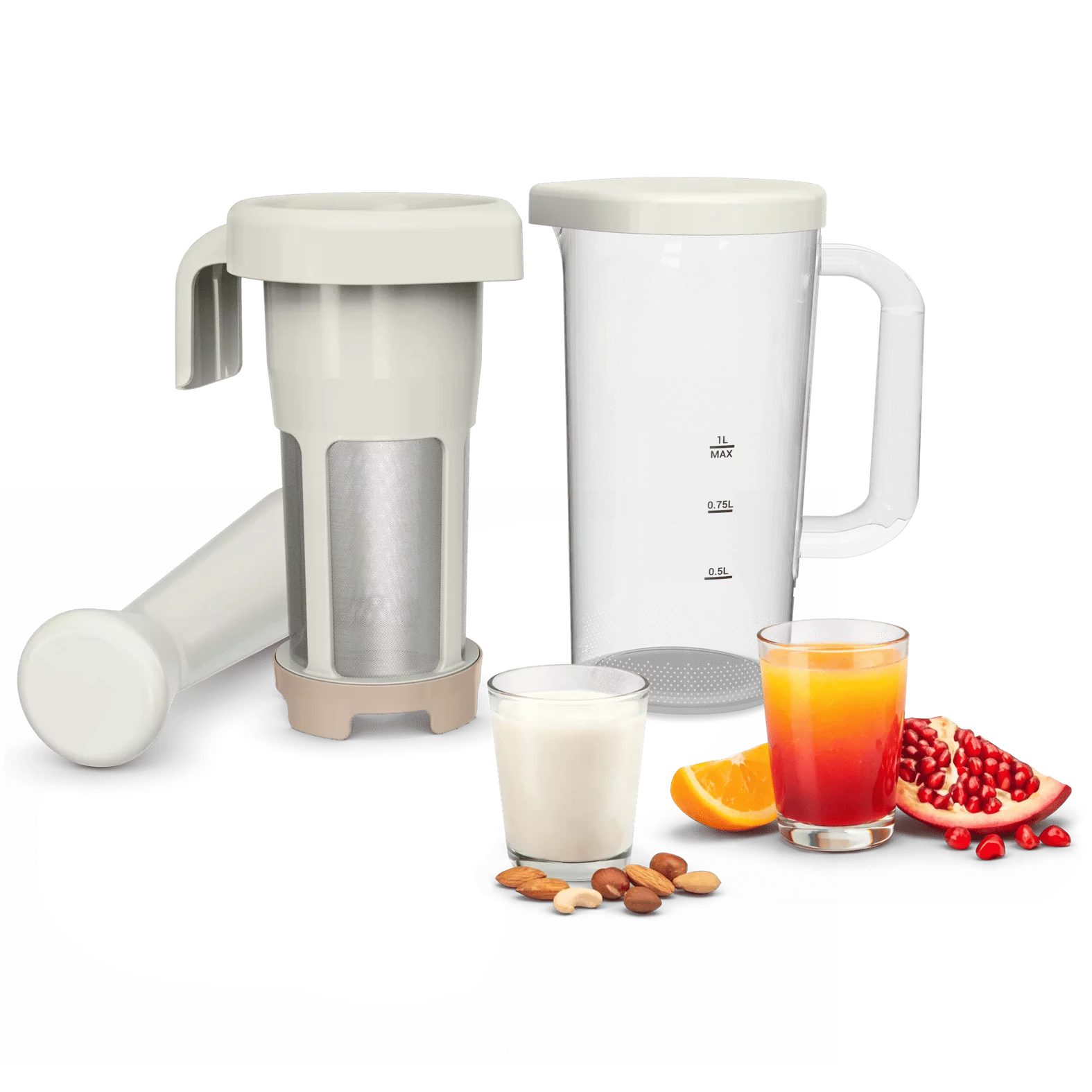 Tefal VZ700A Pflanzenmilchmaschine  Easy Milker - rise / argile