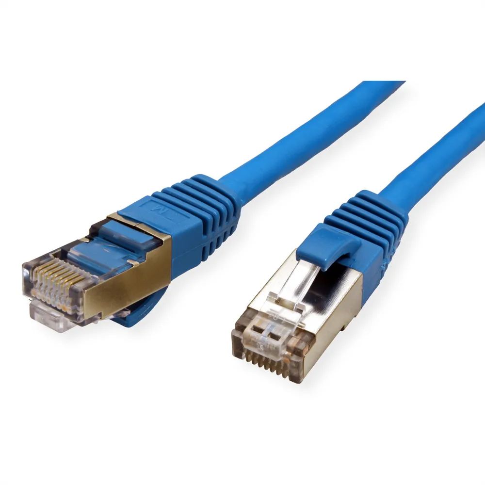 VALUE Patchkabel Cat.6 (Class E) S/FTP (PiMF), LSOH, blau, 1,5 m