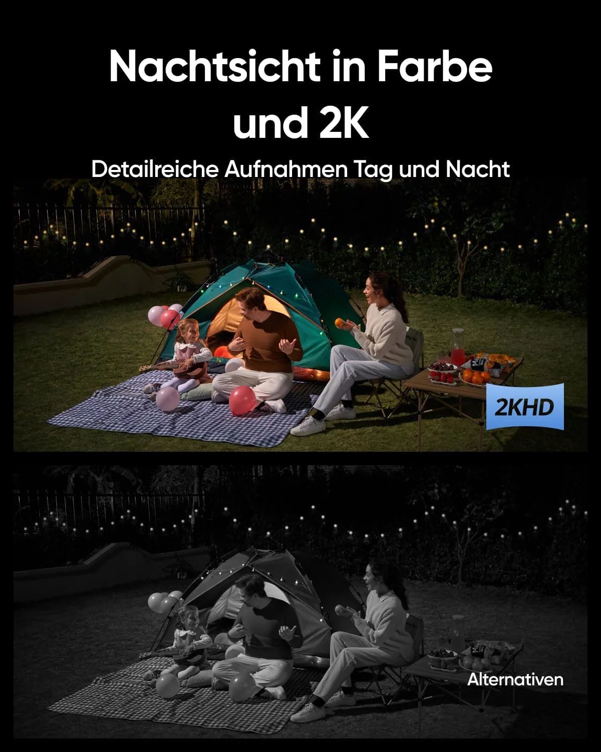 eufy Solar Wall Light Cam S120 - Netzwerk-Überwachungskamera - witterungsbeständig