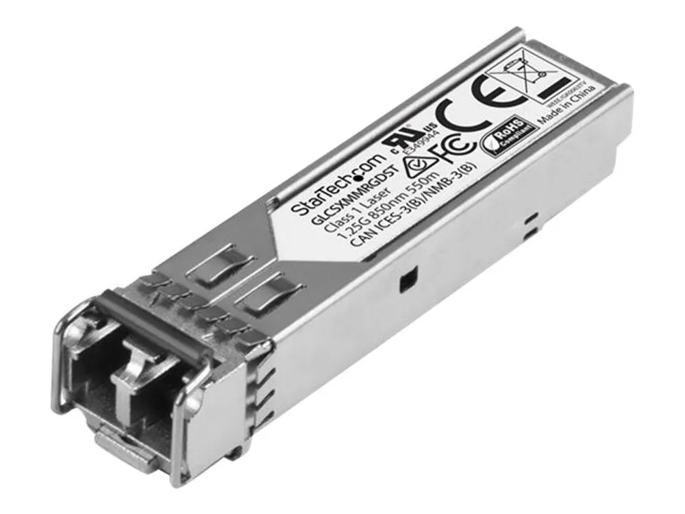StarTech.com Cisco GLC-SX-MM-RGD kompatibel SFP - Gigabit Fiber 1000Base-SX SFP Transceiver Modul - MM LC - 550m - 850nm - SFP (Mini-GBIC)-