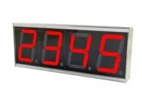 ALLNET ALL-POE-CNT-1 Wanduhr Digital wall clock Rechteck Grau