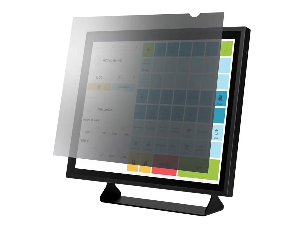 StarTech.com 19-inch 5:4 Computer Monitor Privacy Filter, Anti-Glare Privacy Screen with 51% Blue Light Reduction, Black-out Monitor Screen Protector w/+/- 30 deg. Viewing Angle, Matte and Glossy Sides (1954-PRIVA - Blickschutzfilter für Notebook (ho