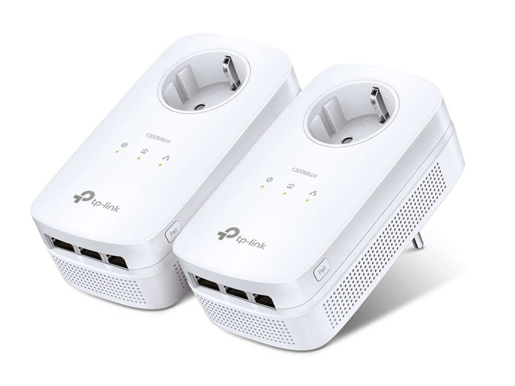 TP-LINK TL-PA8030P KIT - Starter Kit - Powerline Adapter 1GbE, HomePlug AV (HPAV)