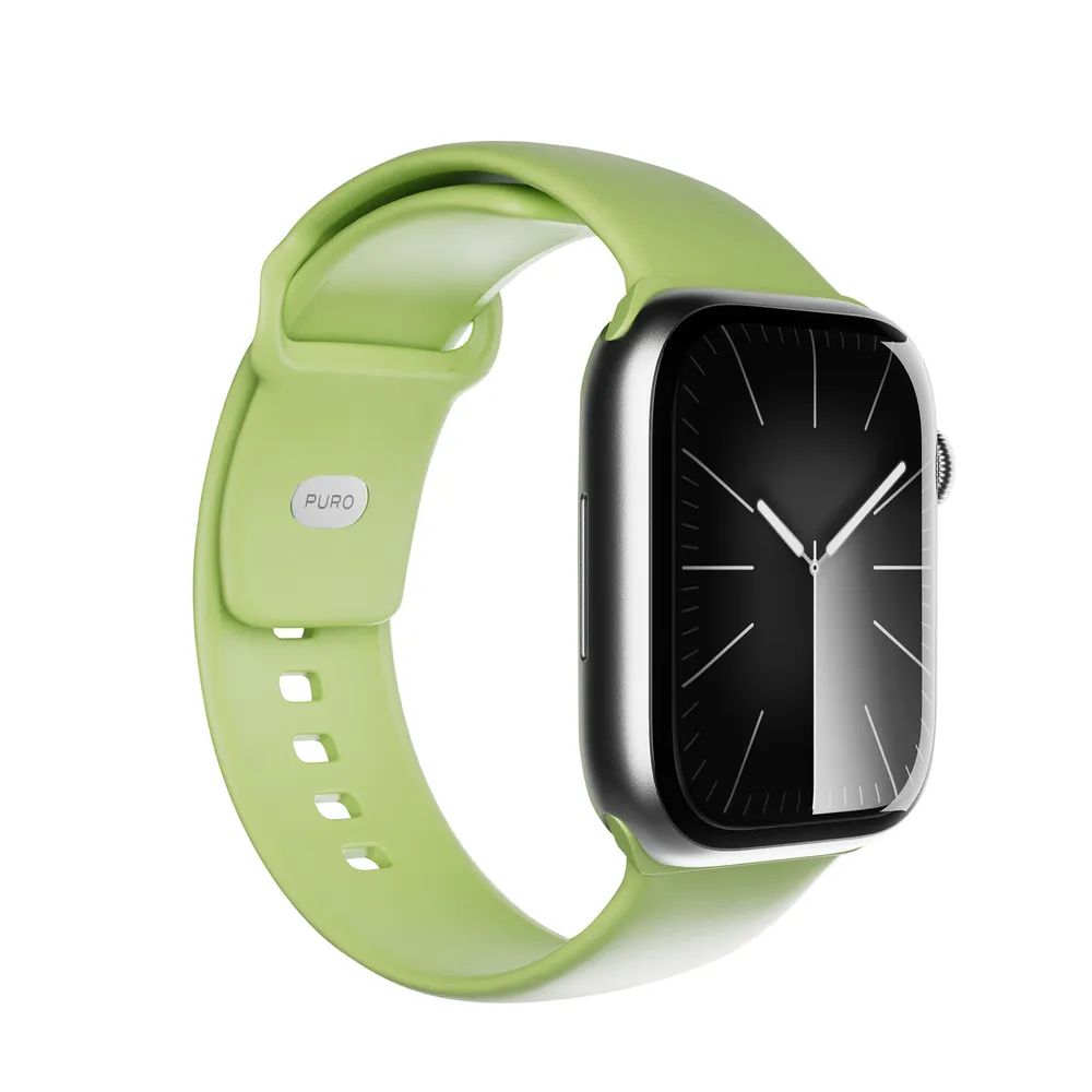 PURO ICON Band für Apple Watch 42/44/45/49mm, hellgrün