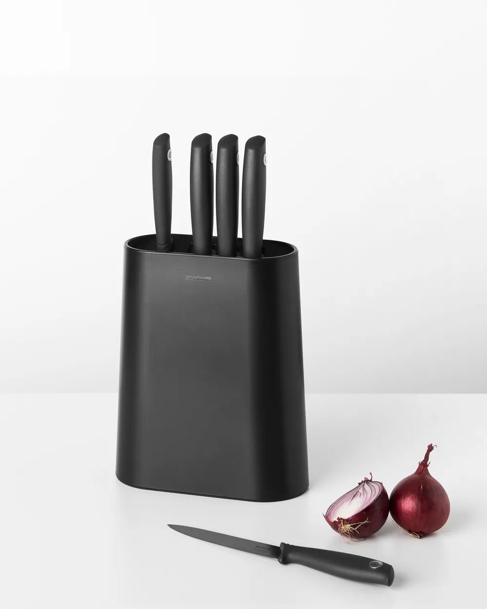 Brabantia Tasty+ Messerblock plus Messer - Dark Grey