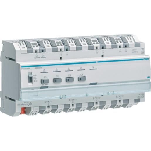 Hager DIMMAKTOR 4X600W, UNI KNXSYST. / HAGERS TYA664BN HTYA664BN
