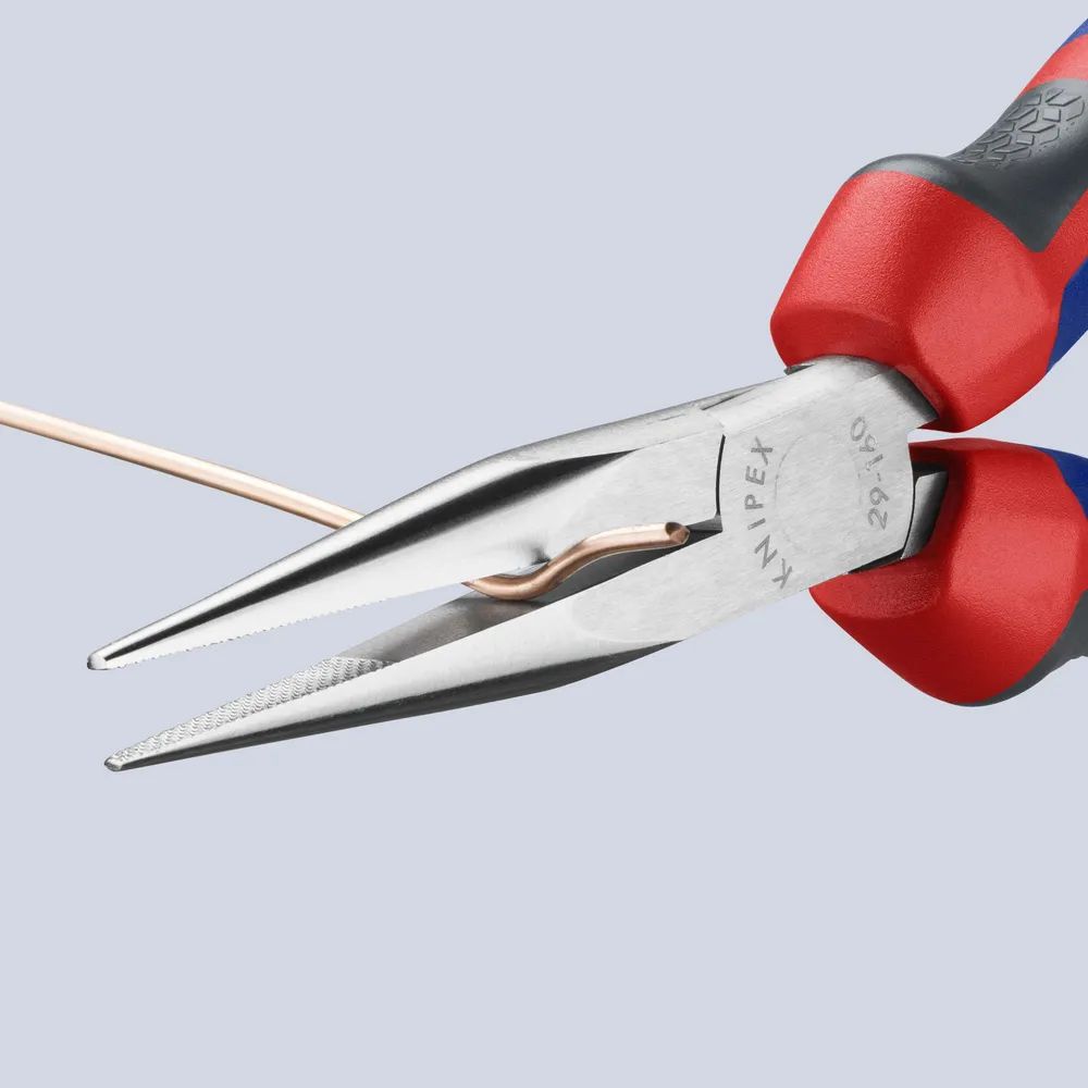 KNIPEX Telefonzange mit Comfort-Griffen verchromt 160 mm