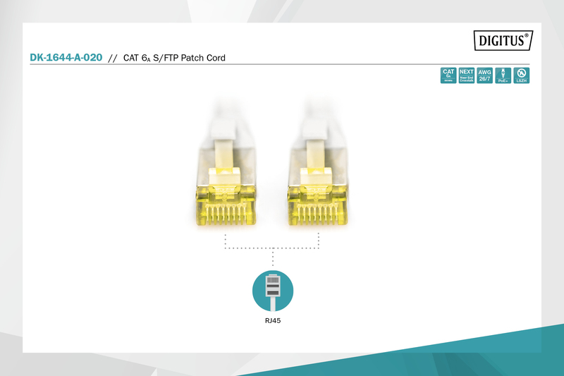 DIGITUS CAT 6A S/FTP Patchkabel
